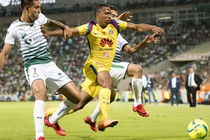 america y santos se colocaron entre los mejores equipos del futbol mexicano