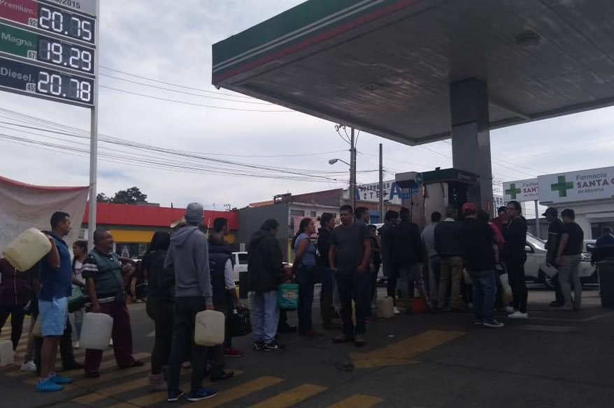 Desabasto de gasolina