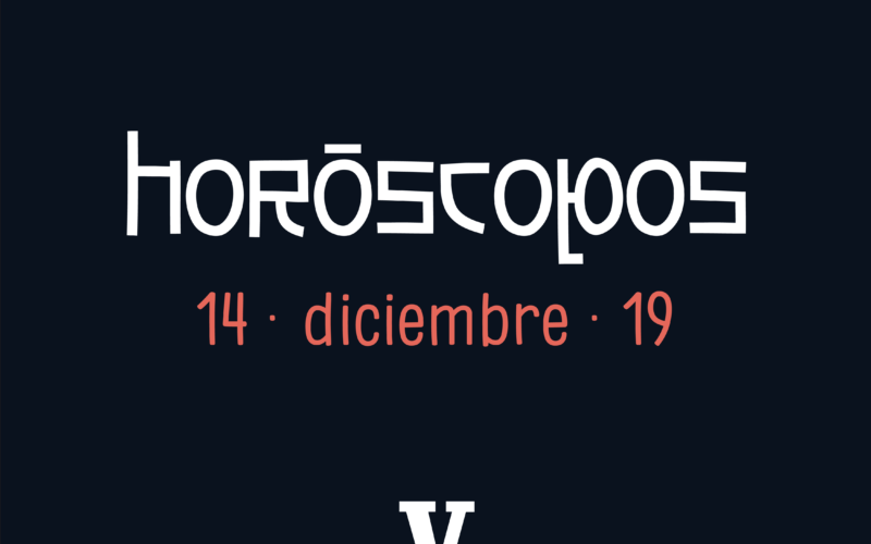 HORÓSCOPOS 14 DE DICIEMBRE DE 2019